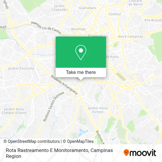 Rota Rastreamento E Monitoramento map