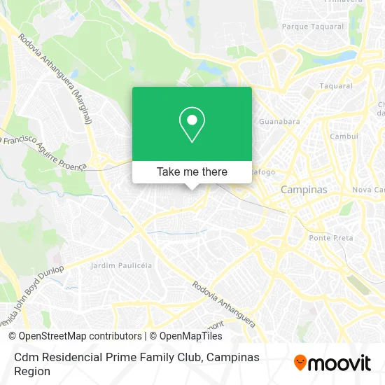 Cdm Residencial Prime Family Club map
