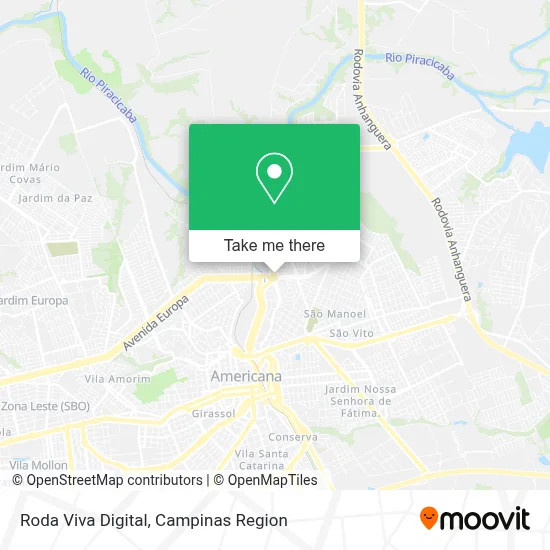 Roda Viva Digital map