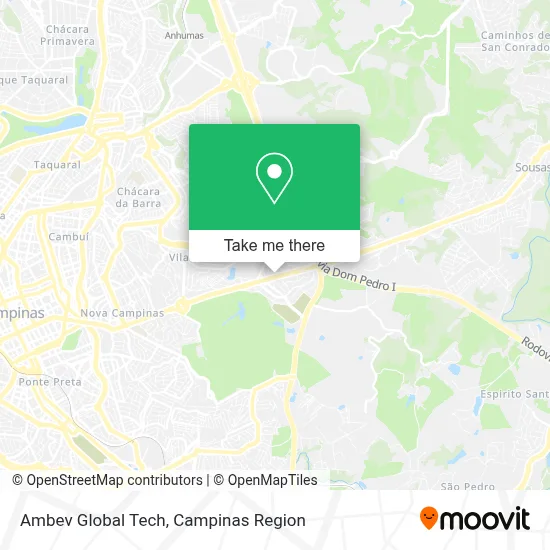 Ambev Global Tech map