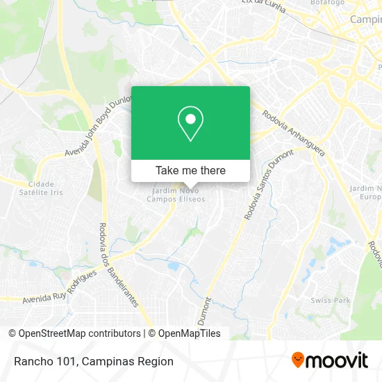 Rancho 101 map