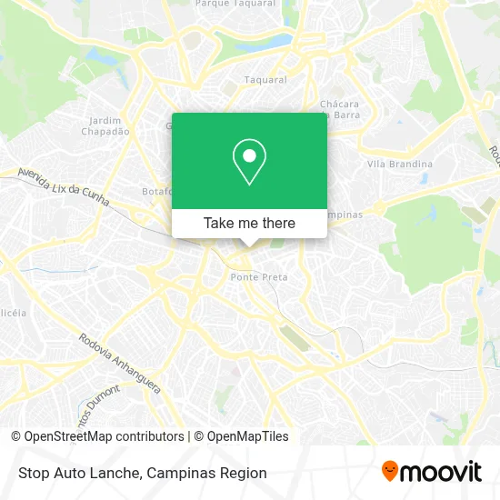 Stop Auto Lanche map