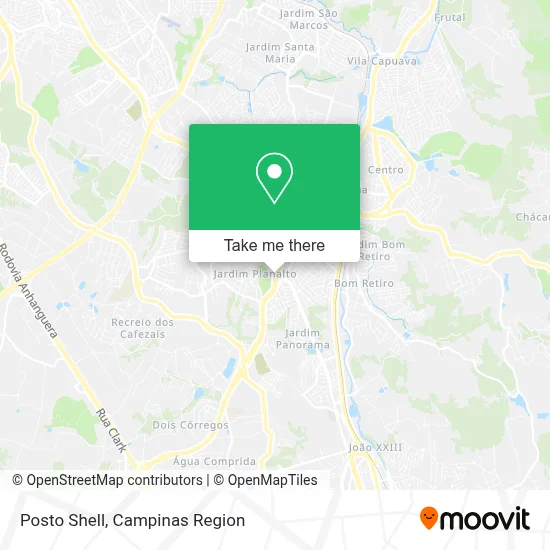 Posto Shell map