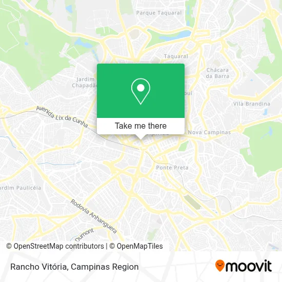 Rancho Vitória map