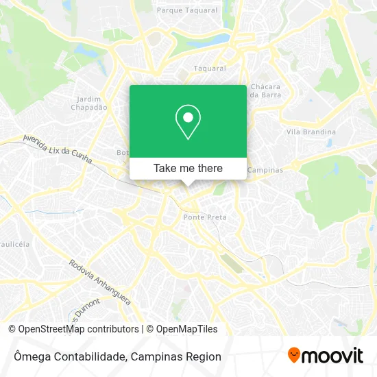 Ômega Contabilidade map