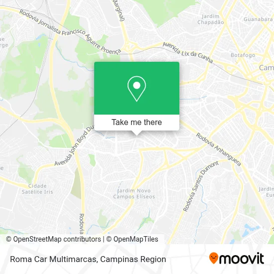 Roma Car Multimarcas map