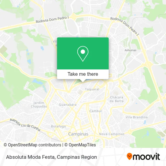 Absoluta Moda Festa map