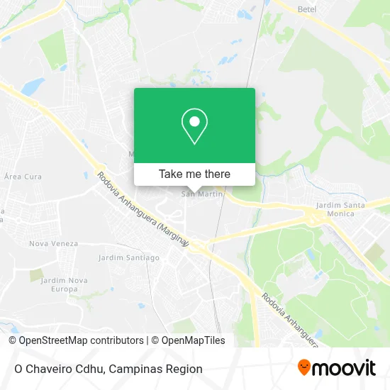 O Chaveiro Cdhu map