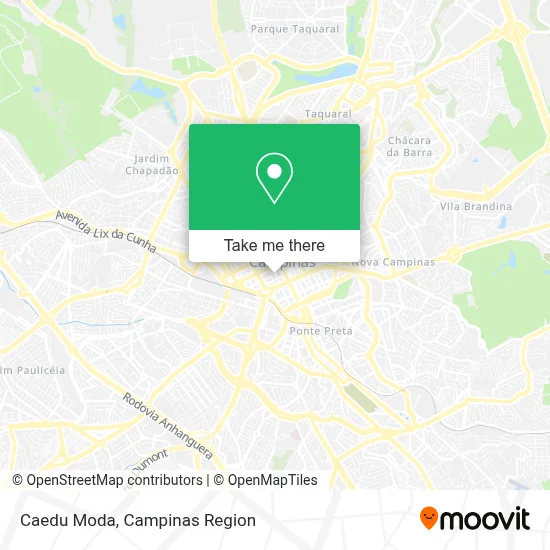 Caedu Moda map