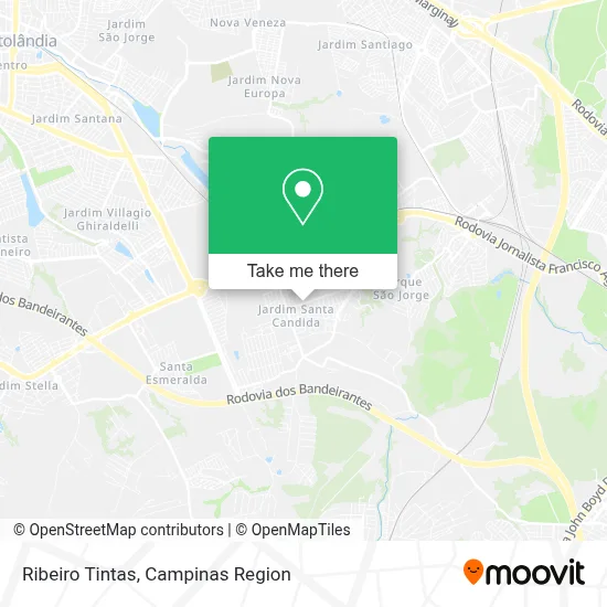 Ribeiro Tintas map