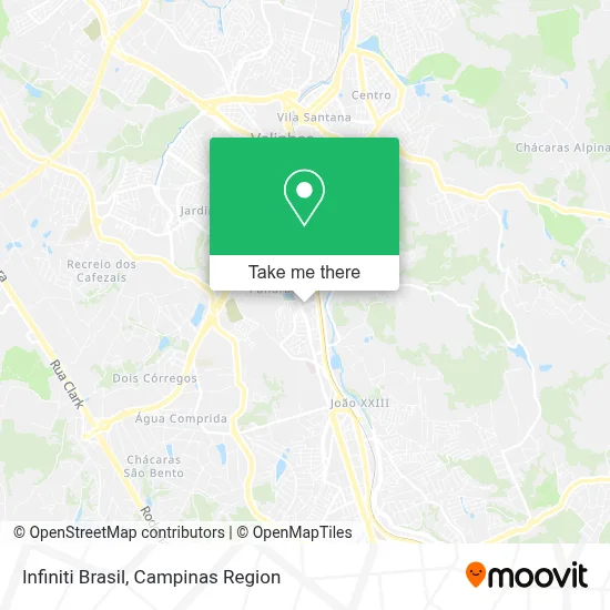 Infiniti Brasil map