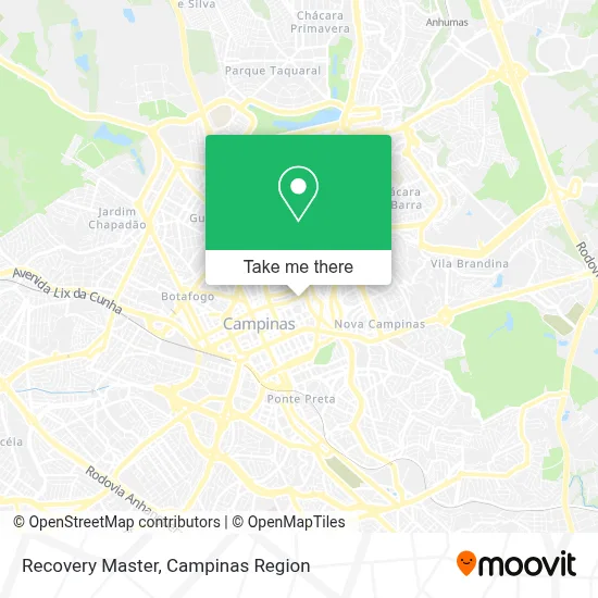 Recovery Master map