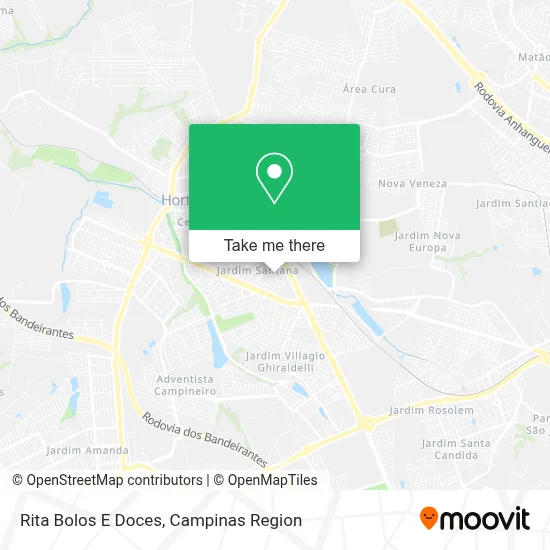 Rita Bolos E Doces map