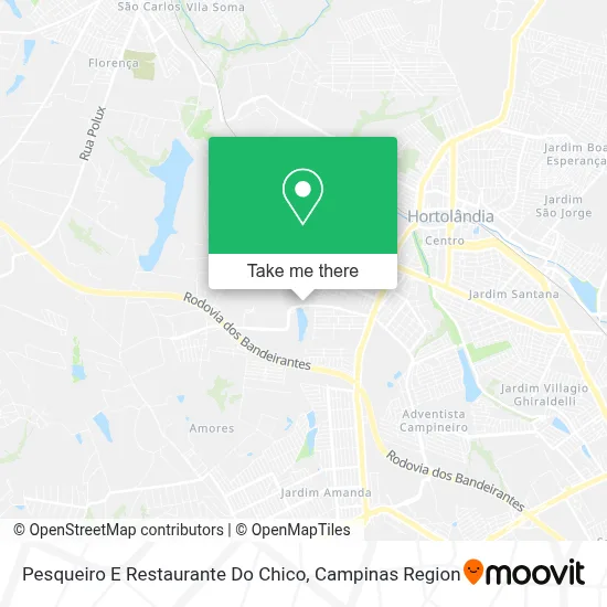 Pesqueiro E Restaurante Do Chico map