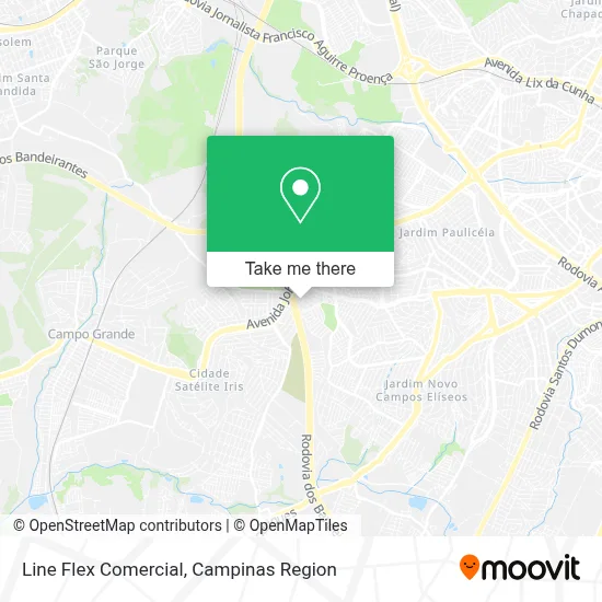 Line Flex Comercial map