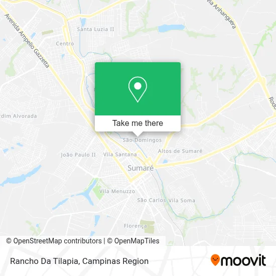 Rancho Da Tilapia map