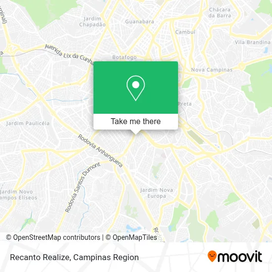 Recanto Realize map