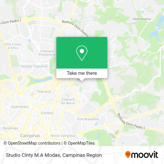 Studio Cinty M.A Modas map