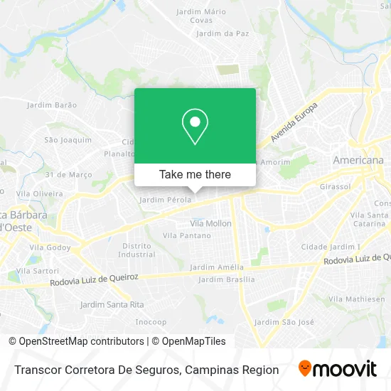 Transcor Corretora De Seguros map