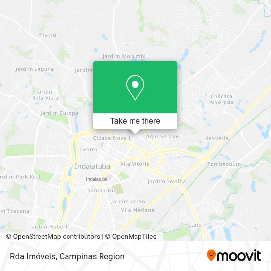 Rda Imóveis map