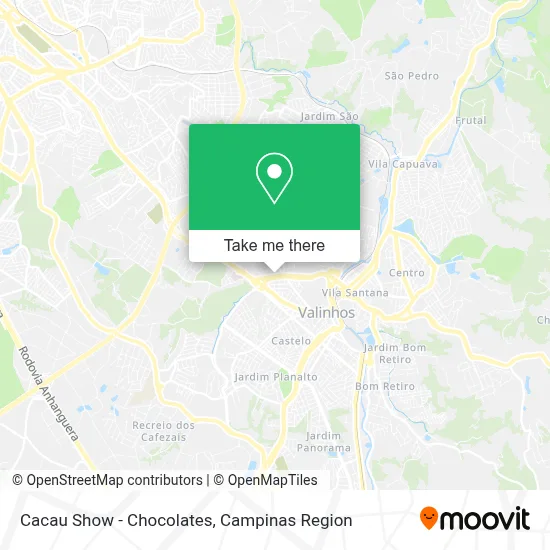 Cacau Show - Chocolates map