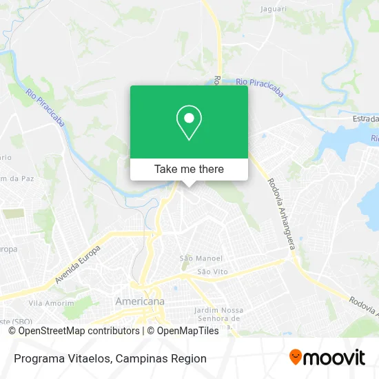 Programa Vitaelos map