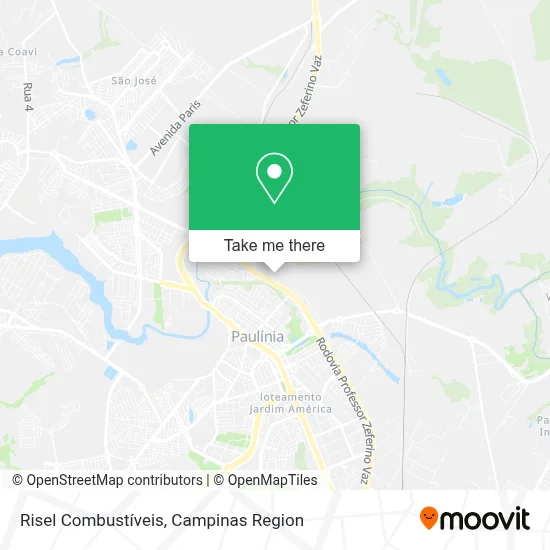 Risel Combustíveis map