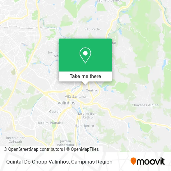 Quintal Do Chopp Valinhos map