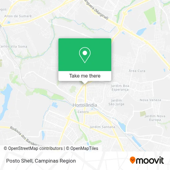 Posto Shell map