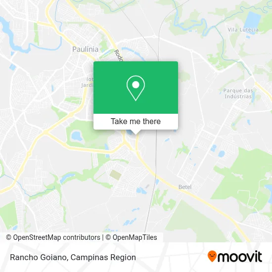Rancho Goiano map
