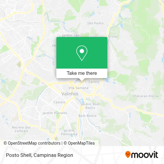 Posto Shell map