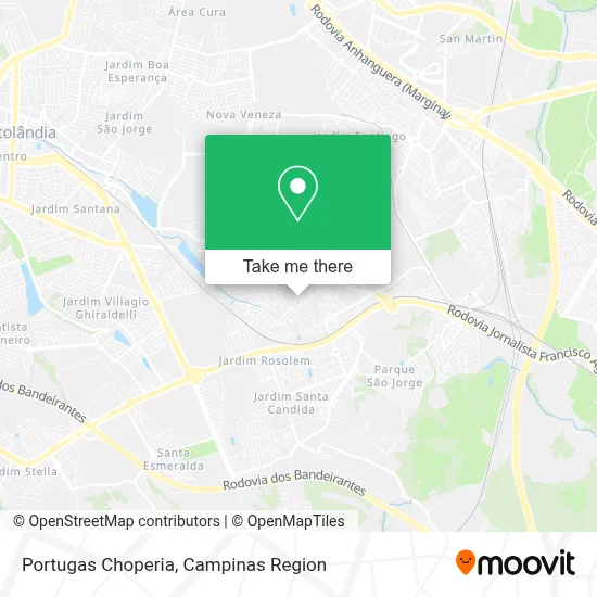 Portugas Choperia map