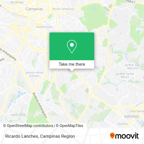 Ricardo Lanches map