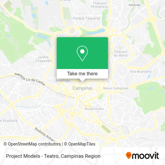 Project Models - Teatro map