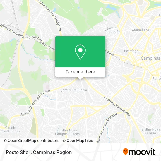 Posto Shell map