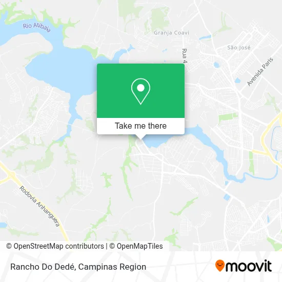 Rancho Do Dedé map