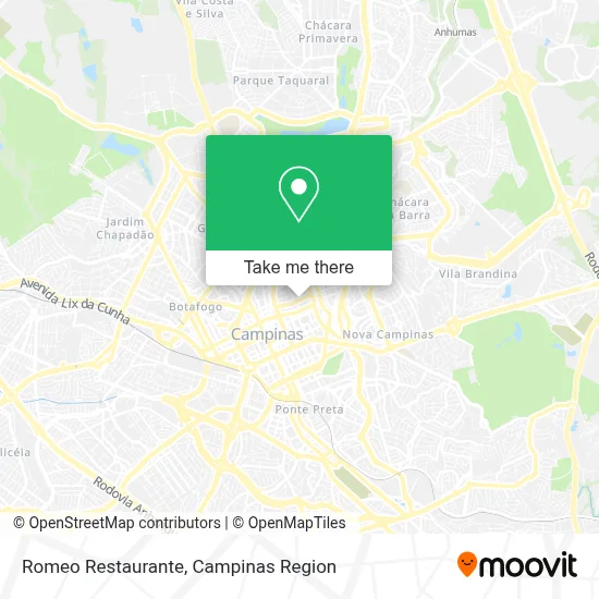Romeo Restaurante map