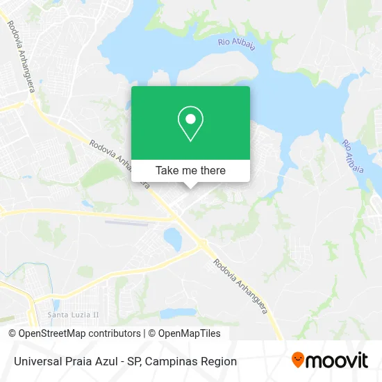 Universal Praia Azul - SP map