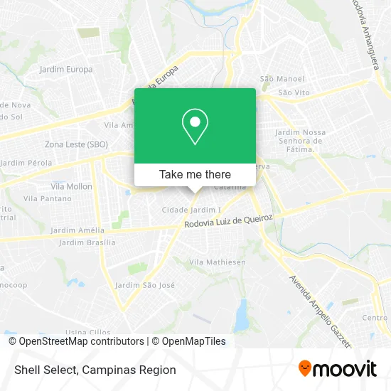 Shell Select map