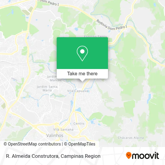 R. Almeida Construtora map