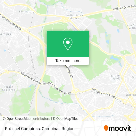 Rrdiesel Campinas map