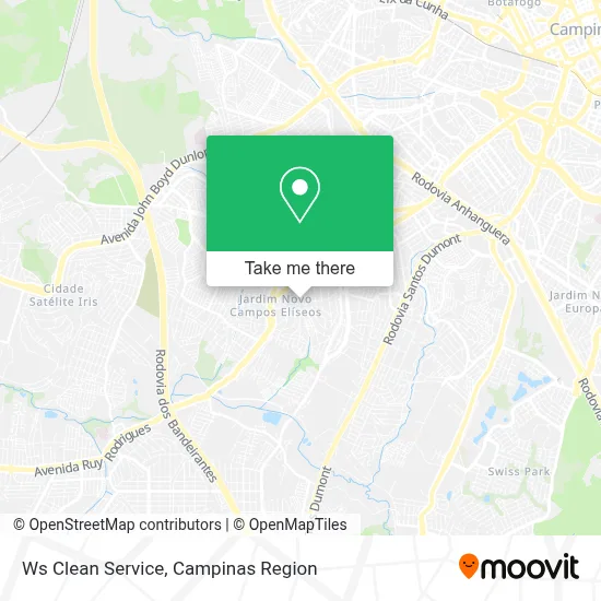 Ws Clean Service map