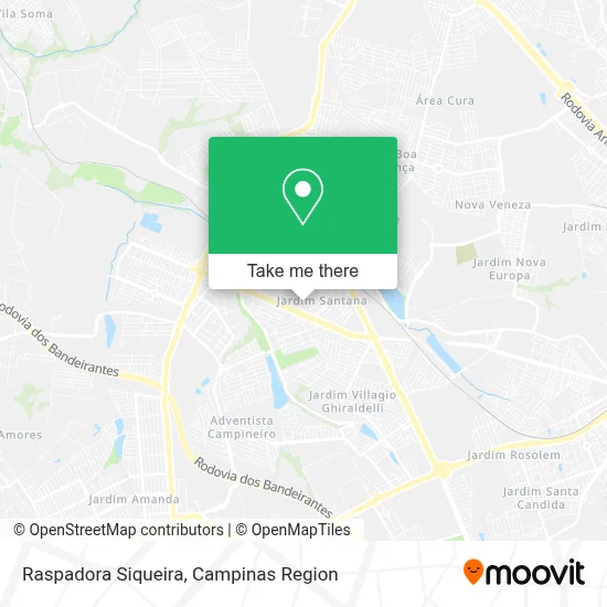 Raspadora Siqueira map