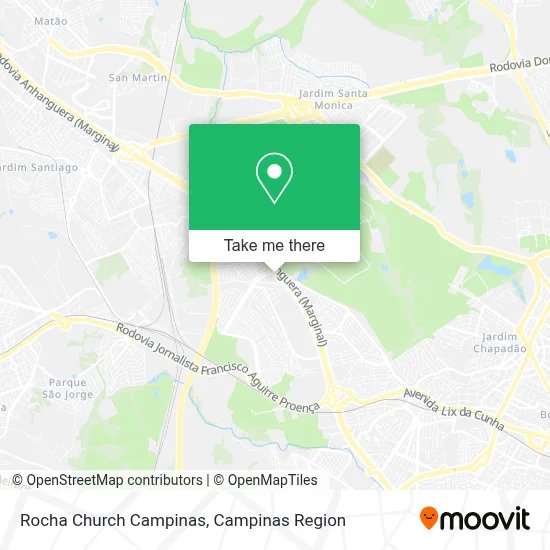 Rocha Church Campinas map