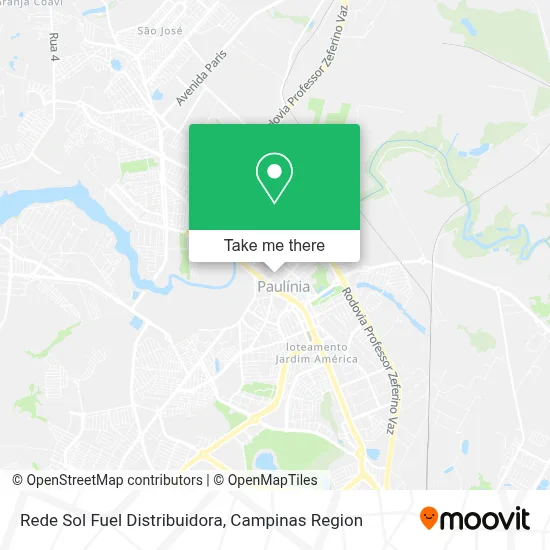 Rede Sol Fuel Distribuidora map