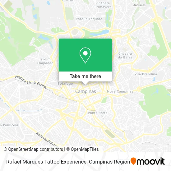 Rafael Marques Tattoo Experience map