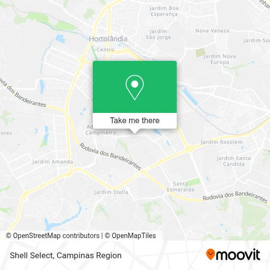 Shell Select map