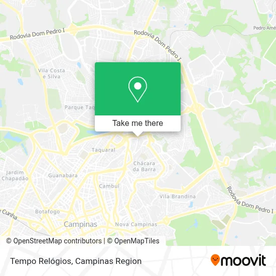 Tempo Relógios map