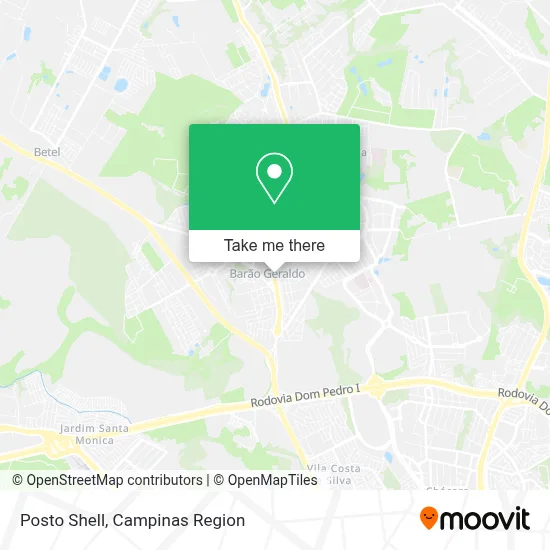Posto Shell map