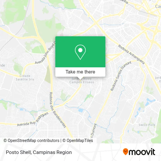 Posto Shell map